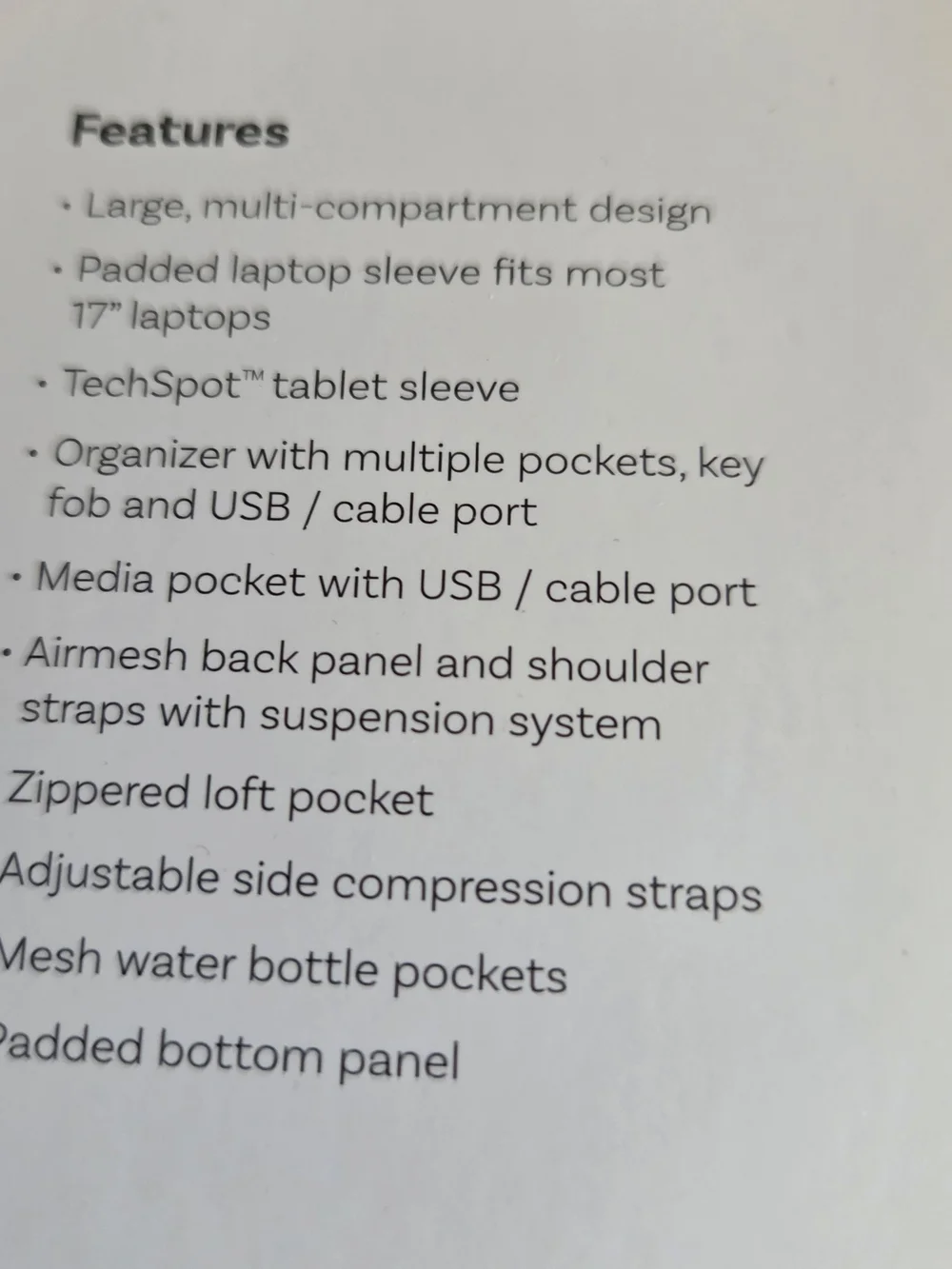 NWT*High Sierra Red Swerve Laptop Backpack - MSRP $55